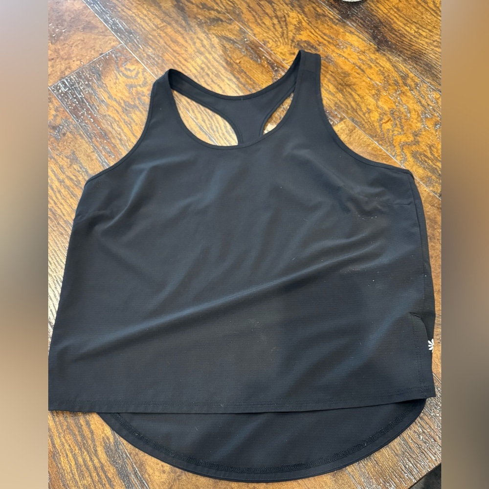 ATHLETA black race back tank. NWOT